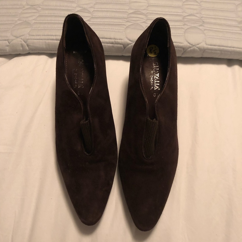 AQUATALIA brown kitten heels